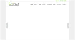 Desktop Screenshot of greenzest.co.uk